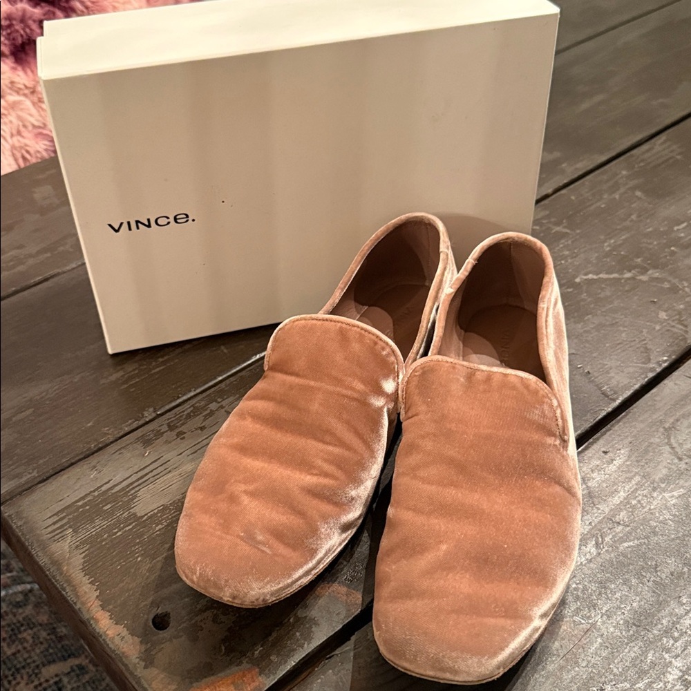 Vince Velvet Bray Loafers